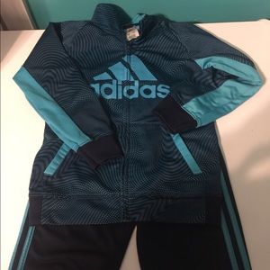 Boys Adidas warmup suit